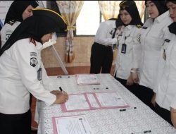 Lapas Perempuan Kelas IIA Bandar Lampung Tandatangani Pakta Integritas dan Komitmen Bersama 2026