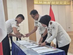 Dihadiri Kalapas Beni Nurrohman, Warga Binaan Napiter Lapas Kalianda Ucapkan Ikrar Setia Kepada NKRI