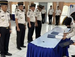 Bukan Sekadar Seremonial, Kalapas Kelas I Bandar Lampung Pimpin Penandatanganan Komitmen Bersama dan Pakta Integritas