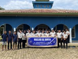Sambut Bulan Suci Ramadan, Warga Binaan dan Pegawai Lapas Banyuasin Laksanakan Bersih-bersih Masjid Al Amin