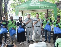 Kolaborasi Budaya Safety di Jalan Raya, Jasa Raharja Hadir di Tengah Komunitas Ojol Rawa Buaya Jakarta