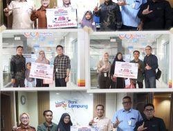 Bank Lampung Serahkan Grand Prize Hadiah Undian Simpeda Lokal Bank Lampung