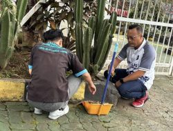 Petugas dan Warga Binaan Lapas Kelas I Bandar Lampung Gelar Kerja Bakti Guna Rawat Lingkungan