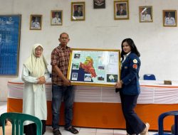 Mahasiswa KKN Susun Peta Jalur Evakuasi Tsunami di Way Lunik