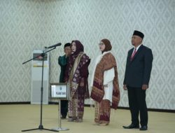 Unila Gelar Pelantikan dan Pengambilan Sumpah Jabatan