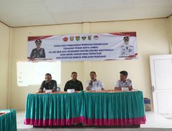 TMMD Kodim 0421/Lampung Selatan Gelar Sosialisasi Wawasan Kebangsaan, Perkuat Peran Linmas Jaga Stabilitas Desa