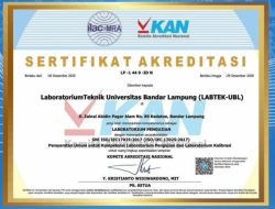 LABTEK UBL Kembali Raih Akreditasi KAN, Tegaskan Standar Mutu Laboratorium Berkelas Nasional
