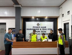 Lapas Kelas IIB Brebes Terima Patroli Sambang Polres Perkuat Posko Ramadan Idul Fitri