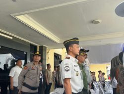 Perkuat Sinergi Pengamanan Lebaran, Rutan Sukadana Ikuti Apel Gelar Pasukan di Polres Lampung Timur