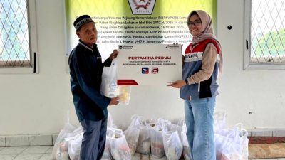 Pertamina Patra Niaga Regional Sumbagsel Berbagi Kebahagiaan Ramadan Bersama Keluarga Veteran dan Komunitas