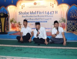 Takbir Menggema dari Dalam Lapas, Petugas dan Warga Binaan Lapas Cibinong Sambut Hari Kemenangan dengan Takbiran Keliling
