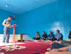 Wujudkan Pembinaan Humanis, Rutan Sukadana Intensifkan Pembinaan Kerohanian Bagi Warga Binaan Nasrani