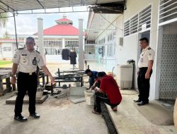 Peringati Hari Bakti Pemasyarakatan ke-62, Lapas Muara Tebo Bersih-Bersih Lingkungan Pemasyarakatan
