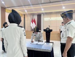 Resmi Dilantik, Kalapas Kelas I Bandar Lampung Minta Perawat Ahli Muda Kedepankan Sisi Humanis