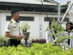 Inovasi Pertanian Modern, Semangka Hidroponik Tumbuh Subur di Tangan Warga Binaan Lapas Kelas I Bandar Lampung
