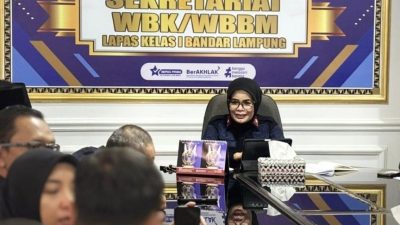 Kepala Lapas Kelas I Bandar Lampung Pimpin Konsolidasi Pengamanan Skala Penuh Sambut Idul Fitri