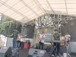 Pecah ! Penampilan Passai Band Lapas Kelas I Bandar Lampung Hipnotis Pengunjung Bazar Ramadhan Kodam XXI/Radin Intan