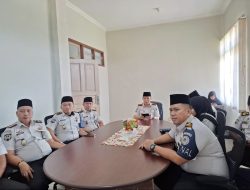 Jelang Idul Fitri 1447 H, Kalapas Tetra Destorie Beserta Jajaran Lapas Banyuasin Ikuti Pengarahan Kesiapan Layanan Kunjungan Secara Virtual