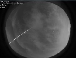 Observatorium Astronomi Itera Identifikasi Benda Jatuh Antariksa di Langit Lampung Badan Roket CZ-3B R/B