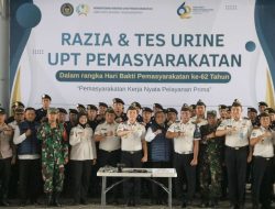 Perang Lawan Halinar ! Lapas Kelas IIA Cibinong Gelar Sidak Kamar Hunian Warga Binaan Bersama TNI/Polri dan BNNK Bogor