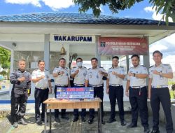 Peringati Hari Bhakti Pemasyarakatan Ke-62, Lapas Gunung Sugih Gelar Razia Blok Hunian dan Tes Urine Pegawai dan Warga Binaan