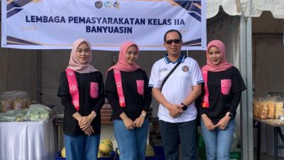 Lapas Banyuasin Dukung Gerakan Cinta Produk Narapidana di Bazar HBP ke-62