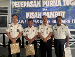 Kepala Lapas Kelas IIB Muara Tebo Pimpin Acara Pelepasan Purna Tugas dan Pisah Sambut Pegawai