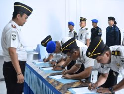 Kepala Lapas Kelas IIB Muara Tebo Pimpin Ikrar Komitmen Zero Halinar yang Bersih dan Berintegritas