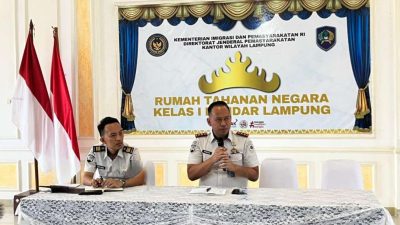 Penguatan Tugas dan Fungsi Pengamanan, Rutan Kelas I Bandar Lampung Tingkatkan Profesionalisme Petugas