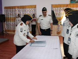 Lapas Perempuan Kelas IIA Bandar Lampung Gelar Ikrar Zero Halinar Sebagai Komitmen Wujudkan Pemasyarakatan Bersih dan Berintegritas