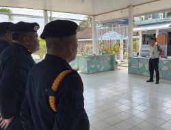 Perkuat Sinergi dan Kedisiplinan, Kepala KPR Rutan Sukadana Pimpin Apel Serah Terima Regu Pengamanan