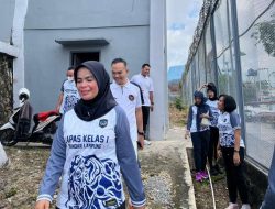 Perluas Jangkauan Pengawasan, Kalapas Ike Rahmawati Pimpin Deteksi Dini Area Tembok Luar