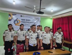 Rutan Krui Turut Ikuti Tasyakuran Hari Bakti Pemasyarakatan ke-62 Secara Virtual Sebagai Wujud Syukur dan Komitmen Pengabdian