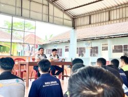 Perkuat Stabilitas Kamtib, Kepala KPR Rutan Sukadana Berikan Pengarahan Tegas kepada Tamping