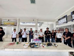 Perkuat Sinergi Keamanan, Lapas Kelas I Bandar Lampung dan Kepolisian Daerah Lampung Gelar Razia Gabungan