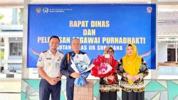 Penuh Haru dan Makna, Kepala Rutan Sukadana Pimpin Acara Pelepasan Satu Pegawai Purnabakti