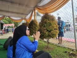 Semarak Peringati Hari Bakti Pemasyarakatan Ke 62, Kepala Lapas Kelas 1 Bandar Lampung Saksikan Keseruan Adu Taktik Futsal Warga Binaan
