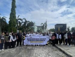 Rutan Kelas IIB Menggala Bersih-bersih Islamic Center Tulangbawang Dalam Peringati HBP ke-62