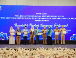 Lampung Raih Apresiasi Nasional atas Peta Jalan Pembangunan Kependudukan 2025
