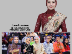 Ketua IKAD DPRD Provinsi Lampung dan Ketua TP PKK Provinsi Lampung Hadiri Malam Puncak Puteri Indonesia 2026