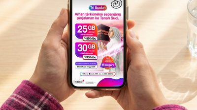 Ke Tanah Suci Biar Fokus Ibadah, Urusan Koneksi Pakai Tri Ibadah