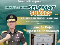 DPRD Lampung Apresiasi Prestasi Nasional Kejati Lampung Raih Juara I Komjak RI