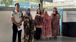 Warga Binaan Lapas Gunung Sugih Ikuti Pelatihan Nyucuk Kain Tapis Bersama Dekranasda Lampung Tengah