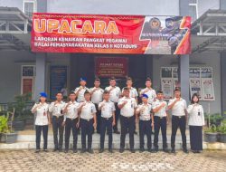 Kepala Bapas Kotabumi Pimpin Upacara Kenaikan Pangkat Pegawai