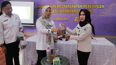 Bersama Dinas Perikanan dan Kelautan, Lapas Perempuan Bandar Lampung Gelar Pelatihan Budidaya Ikan Lele dan Tanaman Kangkung Bagi WBP