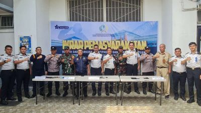 Perangi Narkoba Hingga Penipuan, Lapas Cibinong Gelar Apel Ikrar Pemasyarakatan Bersih dari Halinar Bersama APH
