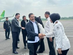Kepala Lapas Kelas I Bandar Lampung Sambut Kedatangan Menteri Imigrasi dan Pemasyarakatan