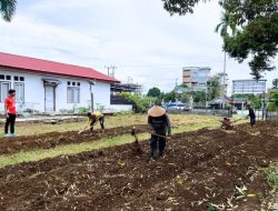 Dukung Ketahanan Pangan, Lapas Muara Tebo Kembali Laksanakan Penanaman Bibit Sayur
