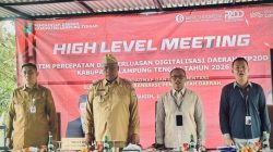 KPw BI Provinsi Lampung Bersama Pemkab Lamteng Komitmen Percepat Digitalisasi Transaksi Melalui Penyelenggaraan High Level Meeting TP2DD