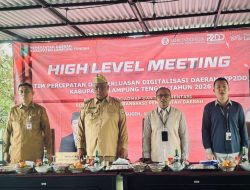 KPw BI Provinsi Lampung Bersama Pemkab Lamteng Komitmen Percepat Digitalisasi Transaksi Melalui Penyelenggaraan High Level Meeting TP2DD